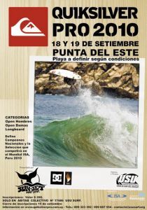El Circuito Uruguayo de Surf Open- El Quiksilver Pro